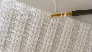 💯👌USEFUL & BEAUTİFUL Crochet Baby Blanket pattern for beginners - Temperature Crochet unisex Blanket