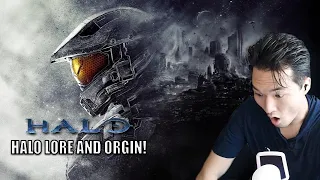 Halo Lore & Origin Story Reaction! |Marine Veteran Reacts | First Time Reaction