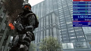 Crysis 2 Speedrun Glitchless 1:58:54 (WR)