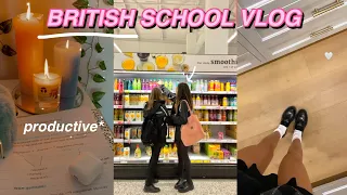 productive (in person) school day in my life *BRITISH school vlog*