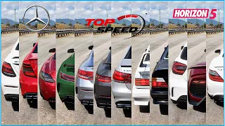 Forza Horizon 5 - Top 14 Fastest Mercedes Cars | Acceleration & Top Speed Battle