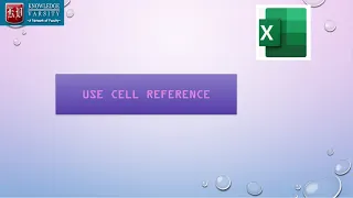 How to use cell reference in excel (fixing the column, fixing the row, fixing both row and column)