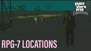 All RPG7 Locations in GTA San Andreas (Android/iOS)