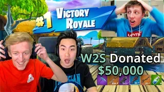 W2S DONATING $50,000 TO RICEGUM & TFUE