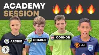 Small Group Training Session with 4 Academy Players | @TOMOWENSUK