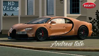 HD Video Bugatti Chiron pursport🍷[ Andrew tate ]♟️