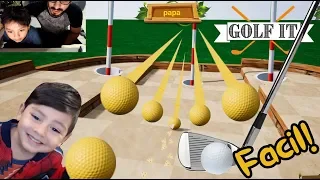 Mini Golf en Golf It | Rampa de Sonic en Golf It | Juegos para niños