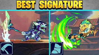 Every Weapon's BEST Signature In Brawlhalla