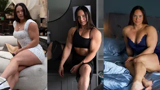 Muscle Girls flexing biceps Melinda lindmark Motivation Transformation Female Bodybuilding Women Gym