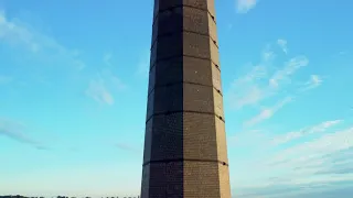 DJI MINI 2 - 4K Drone Footage - Foss Islands Refuse Chimney, Foss Islands, York, England,  UK