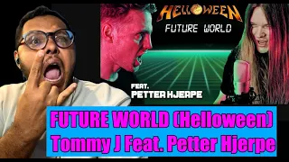 FUTURE WORLD (Helloween) Tommy J Feat. Petter Hjerpe  | Brasiliansk reaktion | SWEDISH REACTION