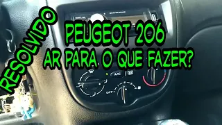 🔴Ar do Peugeot 206 parou solução rápida #ederson #ferrarini