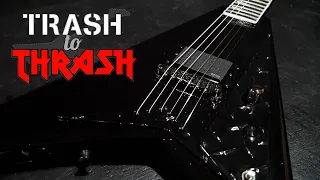 Trash to Thrash #59 Stealth Crackle Rhoads (Jackson Pro Series RR5T)