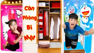 24H Trong Căn Phòng Bí Mật Doremon Và Hello Kitty ♥ Min Min TV Minh Khoa