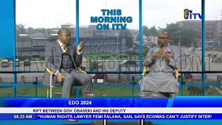 EDO 2024 - Rift Between Gov. Obaseki and His Deputy || TMI