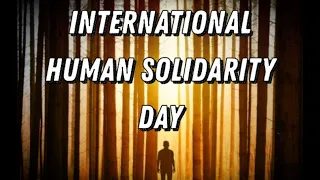 International Human Solidarity Day (December 20) and Activities