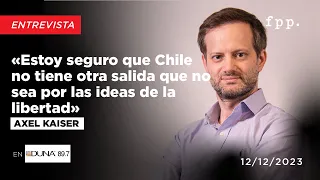 Axel Kaiser «Estoy seguro que Chile no tiene otra salida que no sea por las ideas de la libertad»