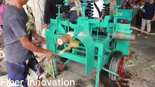 New innovation on abaca fiber extraction in the Philippines