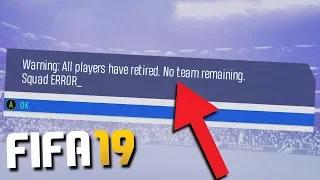 WHAT IF YOUR WHOLE TEAM RETIRES ON FIFA 19 CAREER MODE?!