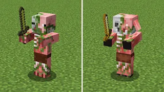 old vs new mobs textures