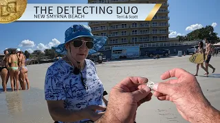 Fantastic Finds Labor Day Metal Detecting New Smyrna Beach Florida | The Detecting Duo