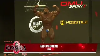 Hadi Choopan 2022 Mr.Olympia posing routine