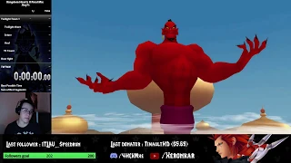 Jafar Genie speedrun strat - Critical - PB - 1:02