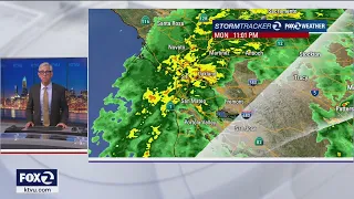 Bay Area weather: Storm hitting peak power late Monday night