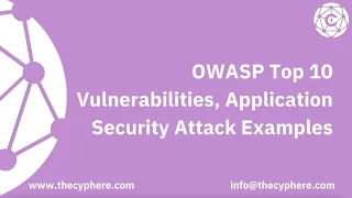 OWASP Top 10 Vulnerabilities, Application Security Attack Examples