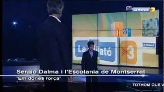 Sergio Dalma i l'Escolania de Montserrat - Em dónes força (En Directe a La Marató de TV3)