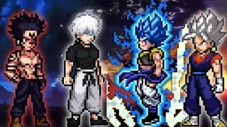 Manga Sukuna V2 OP & Manga Gojo OP VS Vegito OPAll Form & Gogeta OP in Jump Force Mugen