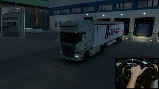 Scania Streamline Topline | Euro Truck Simulator 2 | Logitech G29 Gameplay