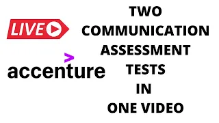 TWO ACCENTURE COMMUNICATION ASSESSMENTS IN ONE VIDEO || NEW TELUGU PROGRAMMER