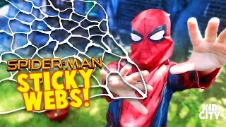 How to Make Spider-Man Sticky Webs!