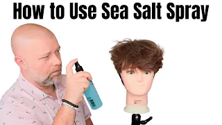 How to Use Sea Salt Spray for Hair - TheSalonGuy