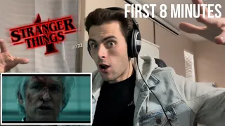 STRANGER THINGS 4 FIRST 8 MINUTES REACTION!