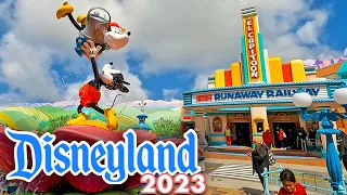 Mickey's Toontown, 1930s Disney Merch and Disneyland Walkthrough 2023 [4K POV]