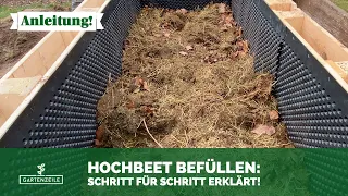 Hochbeet richtig befüllen 🧑🏽‍🌾 Schritt für Schritt erklärt