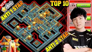 TOP 10 | ONLY 1* STAR ✓ 9999% CHANCES TH16 War Base |TH16 ANTI 1 & 2 STAR WAR PUSHING BASE LINK