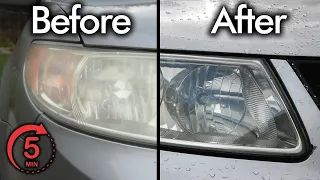 How To Restore Headlights FAST!