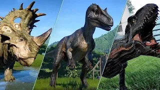 ALL 48 DINOSAURS - Jurassic World Evolution