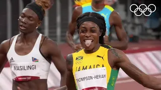 🥇🏃‍♀️  Double sprint gold for Jamaica’s Thompson-Herah | #Tokyo2020 Highlights