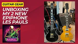 Unboxing my 2 New Epiphone Les Pauls