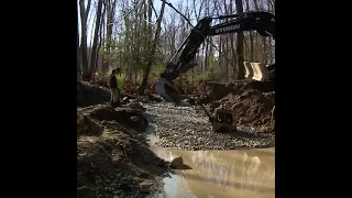 Video: Wilton roads wash out after beaver dam gives out
