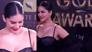 Sunny Leone At Red Carpet Of 12th Gold Award Show 2019