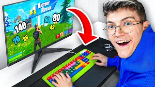 GAGNER avec un CLAVIER pour ENFANT sur FORTNITE