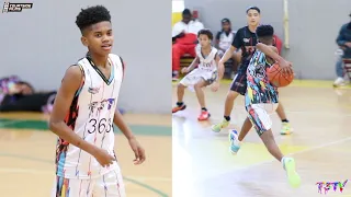 SHIFTIEST Player in Middle School?! 8th Grader "Magic" Mel Thomas WENT OFF at the T3TV Combine!