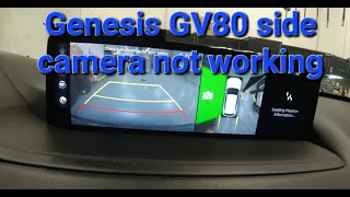 2021 Genesis GV80 side camera not working