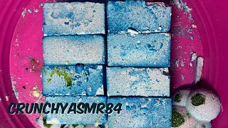 8 Sky Blue Blocks of Gym Chalk | Sleep Aid | Oddly Satisfying | ASMR
