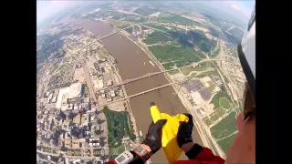 St. Louis Arch Flag Jump July 4th 2013